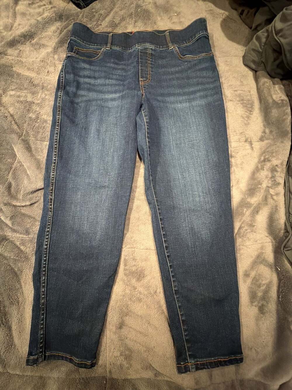 Spanx Pull-On Skinny Jeans Size 1X/1T